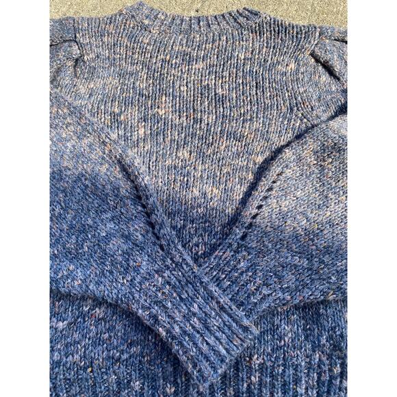 Madewell Womens SZ S Purple Blue Marled Sweater Angelinan’s Crew Neck Pullover - Picture 4 of 4